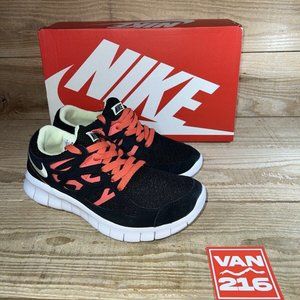 NEW SZ 7: Nike Women's Free Run 2 Shoes Pink Black White DM9057-002